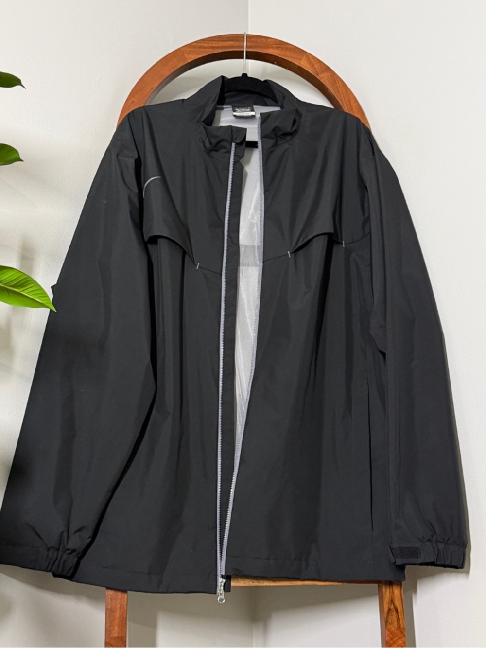 Nike Golf Storm Fit XXL Black Full Zip Rain Jacket - Picture 2 of 11